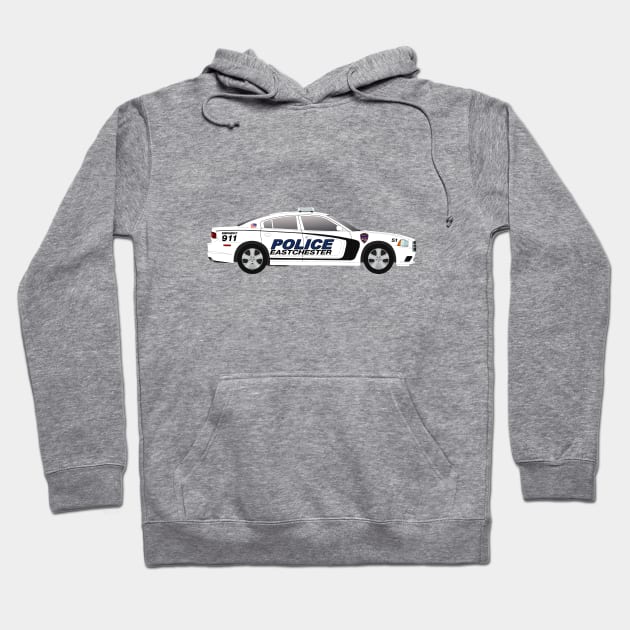 Eastchester NY police car Hoodie by BassFishin